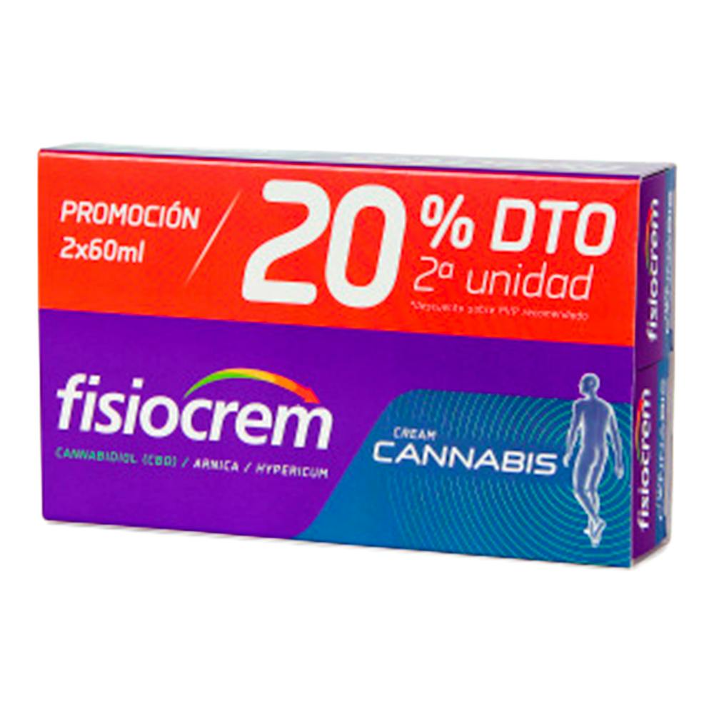 FISIOCREM CANNABIS PACK 2 X 60ML