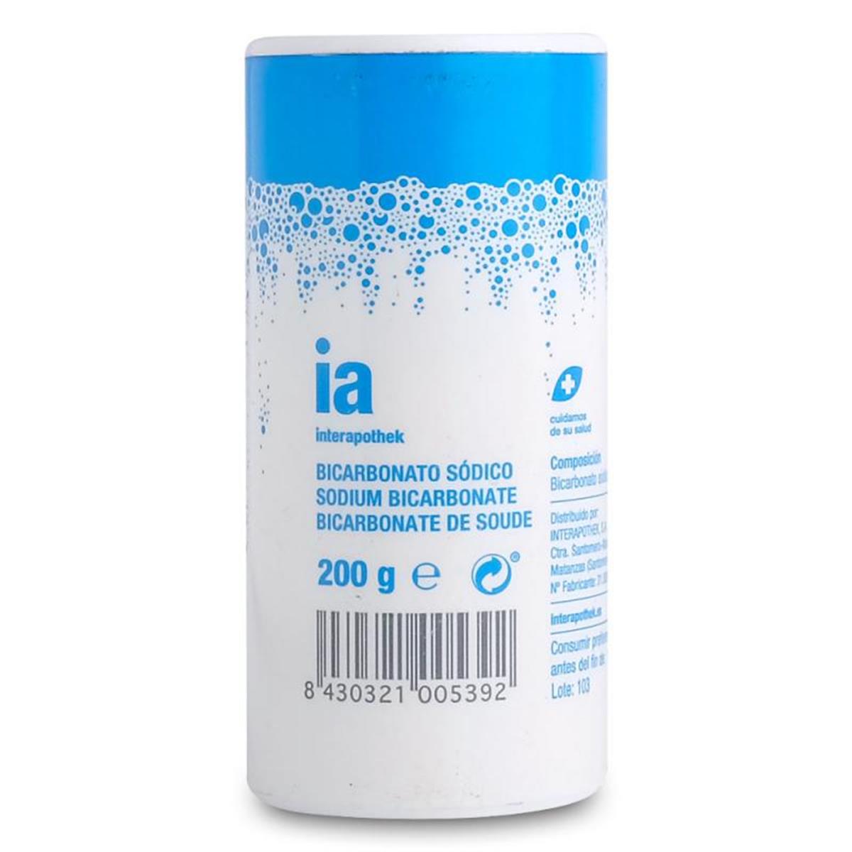 BICARBONATO SÓDICO 200G INTERAPOTHEK