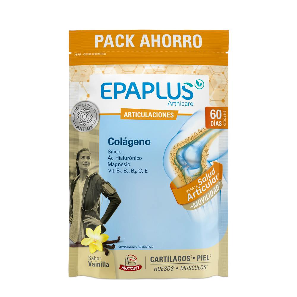 EPAPLUS COLÁG+HIAL+SI+MG+VITB+C 2*325G VAINILLA BOTE