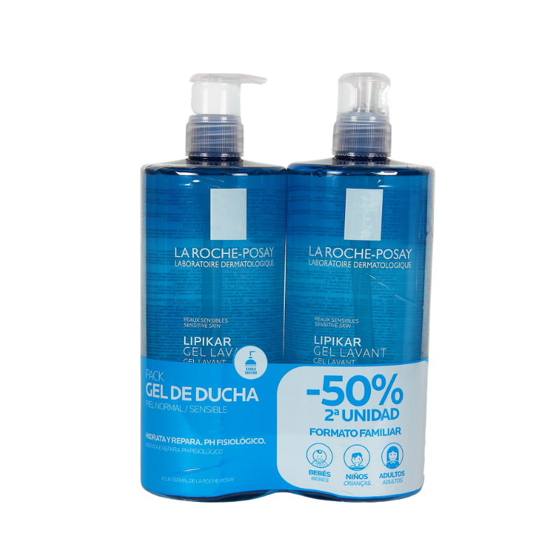 LA ROCHE POSAY DUPLO GEL LAVANT 1L 2º 50%