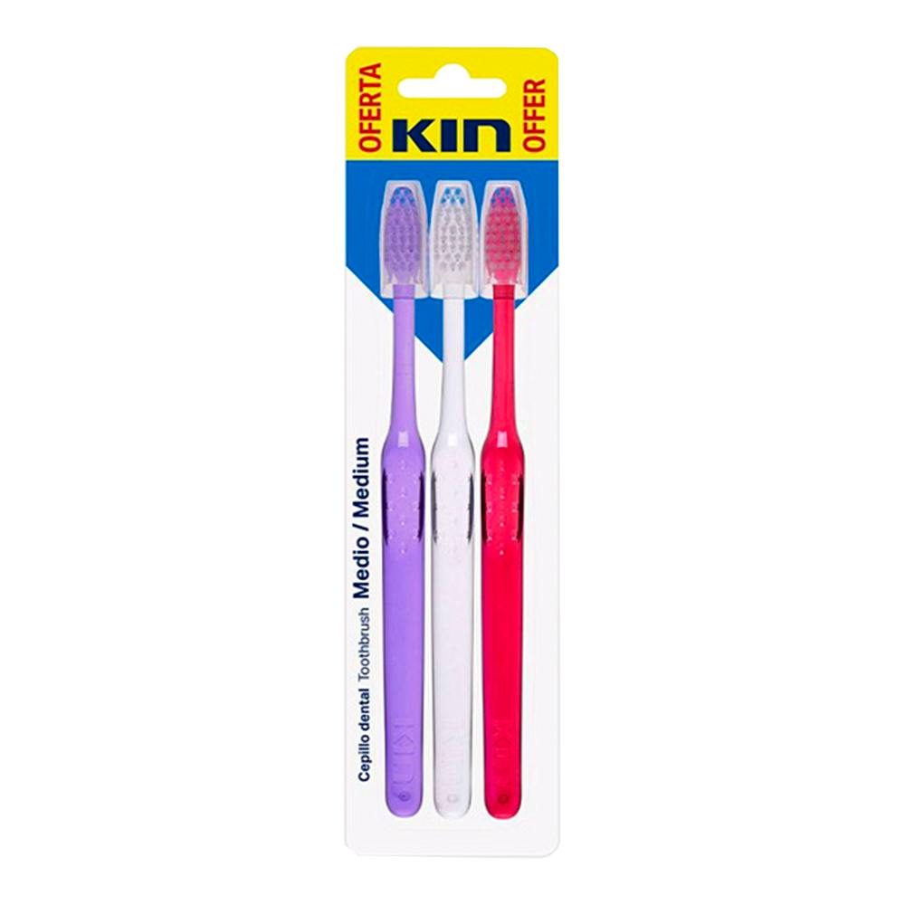 CEPILLO KIN MEDIO PACK DE 3