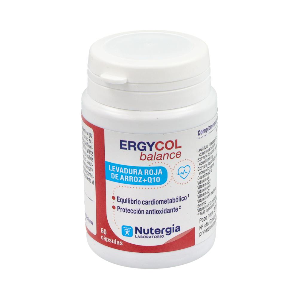 NUTERGIA ERGYCOL (ARROZ ROJO CARDO MARIANO SILIMARINA COENZ Q10)