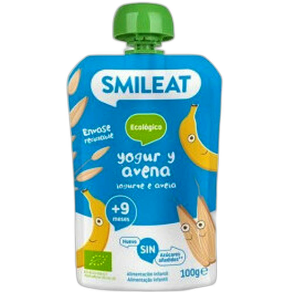 SMILEAT POUCH YOGUR Y AVENA 100G