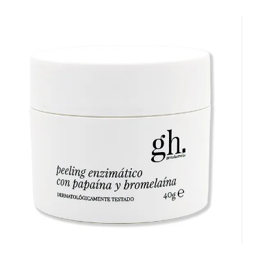 GH PEELING ENZIMATICO ARCILLA BLANCA CON PAPAINA Y BROMELAINA 40 G