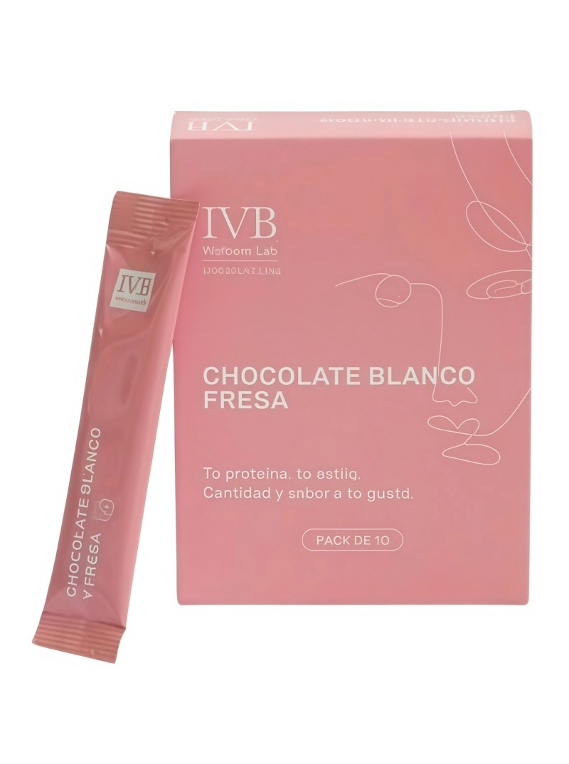 IVB STICK SABOR CHOCOLATE BLANCO/FRESA PACK 10