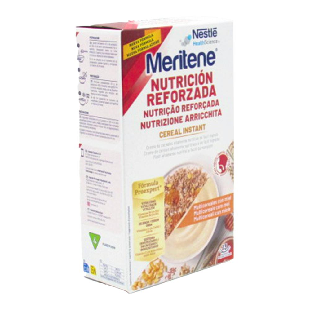 MERITENE CEREAL INSTANT MULTICEREALES CON MIEL 520 G