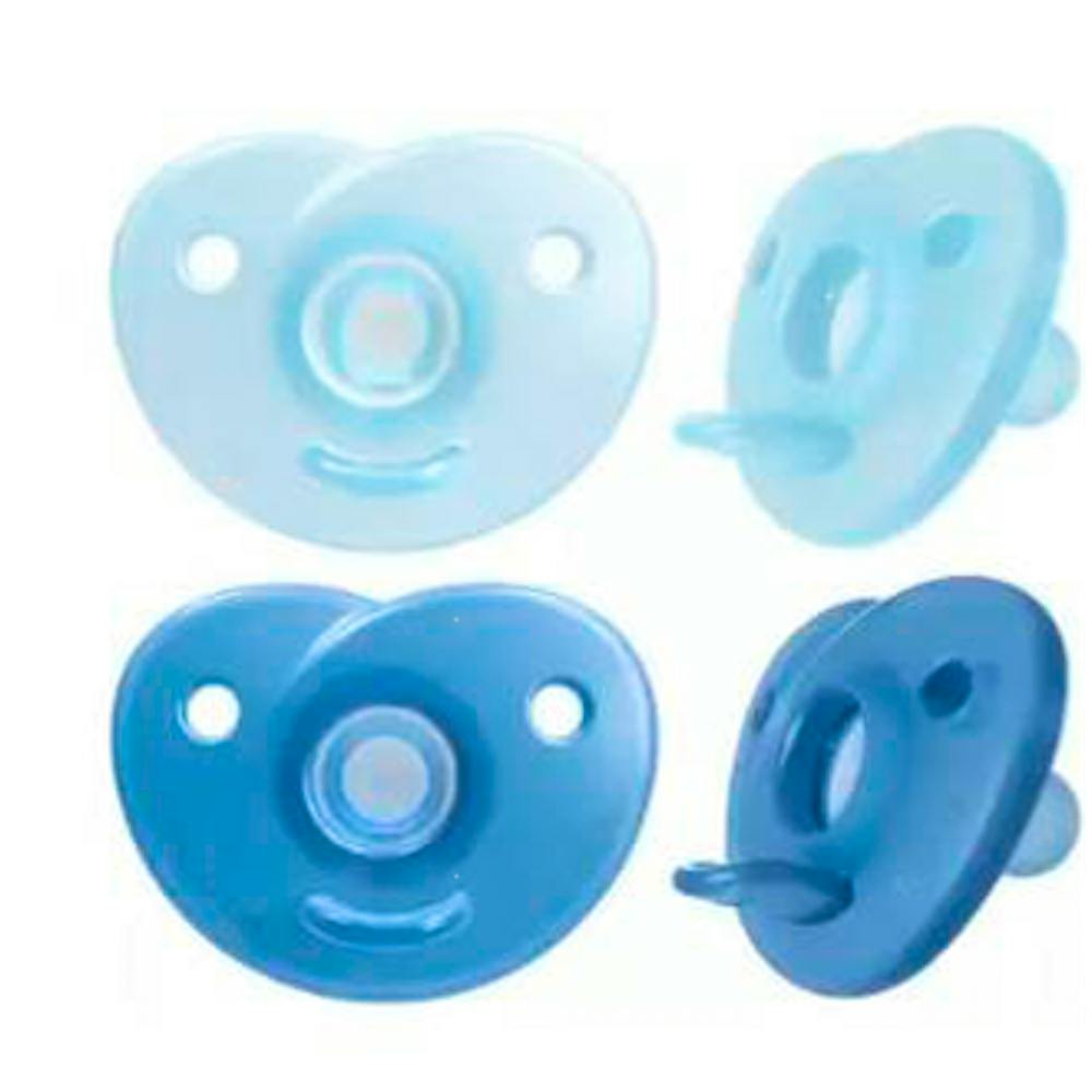 CHUPETE SILICONA PHILIPS AVENT SOOTHIES 06 MESES 2 UNIDADES NIÑO